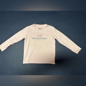 Vineyard Vines Light Pink Long Sleeve Tee for Kids